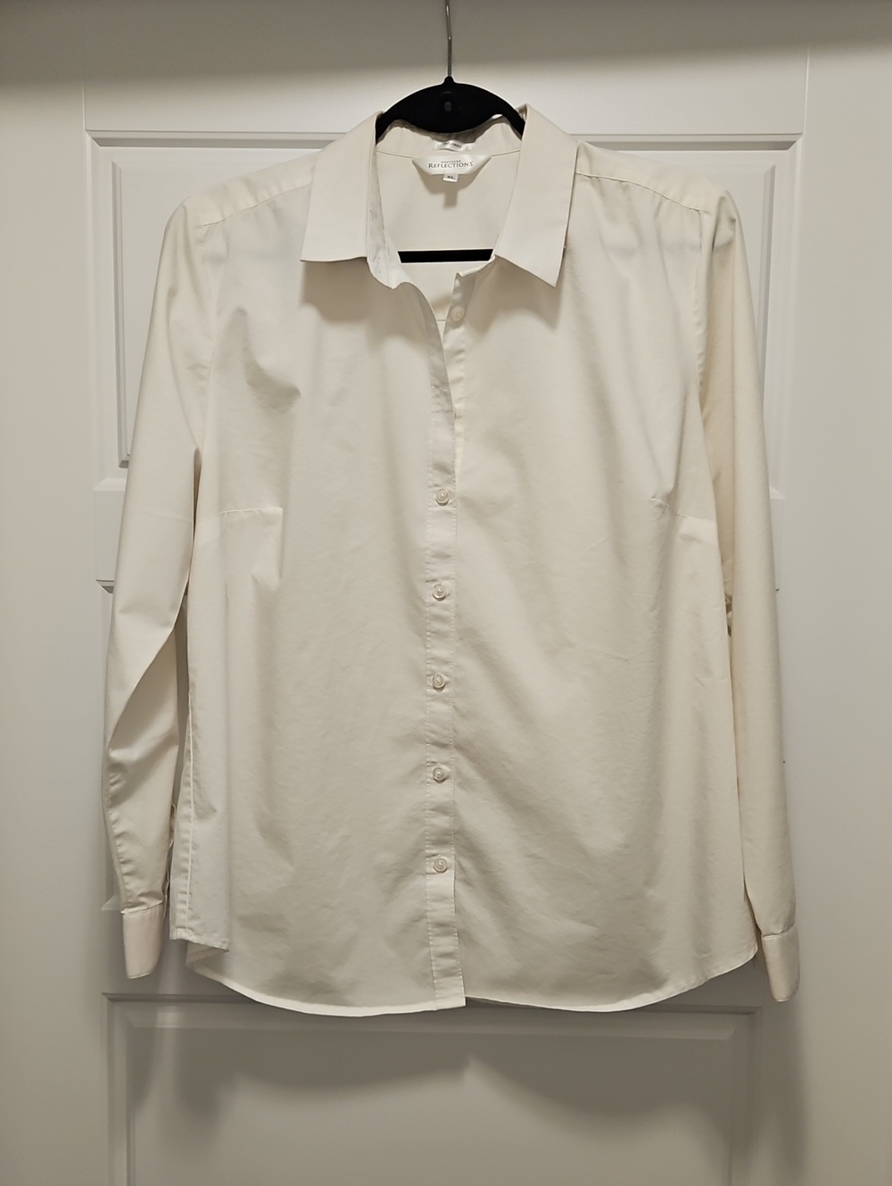 Northern Reflections Cream Fitted Button-Down Shirt